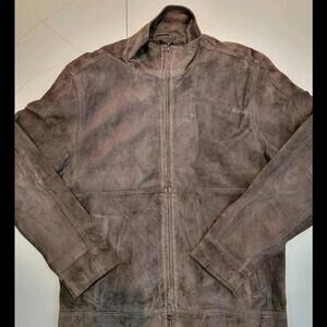 Calvin Klein Leather Zipper Jacket
